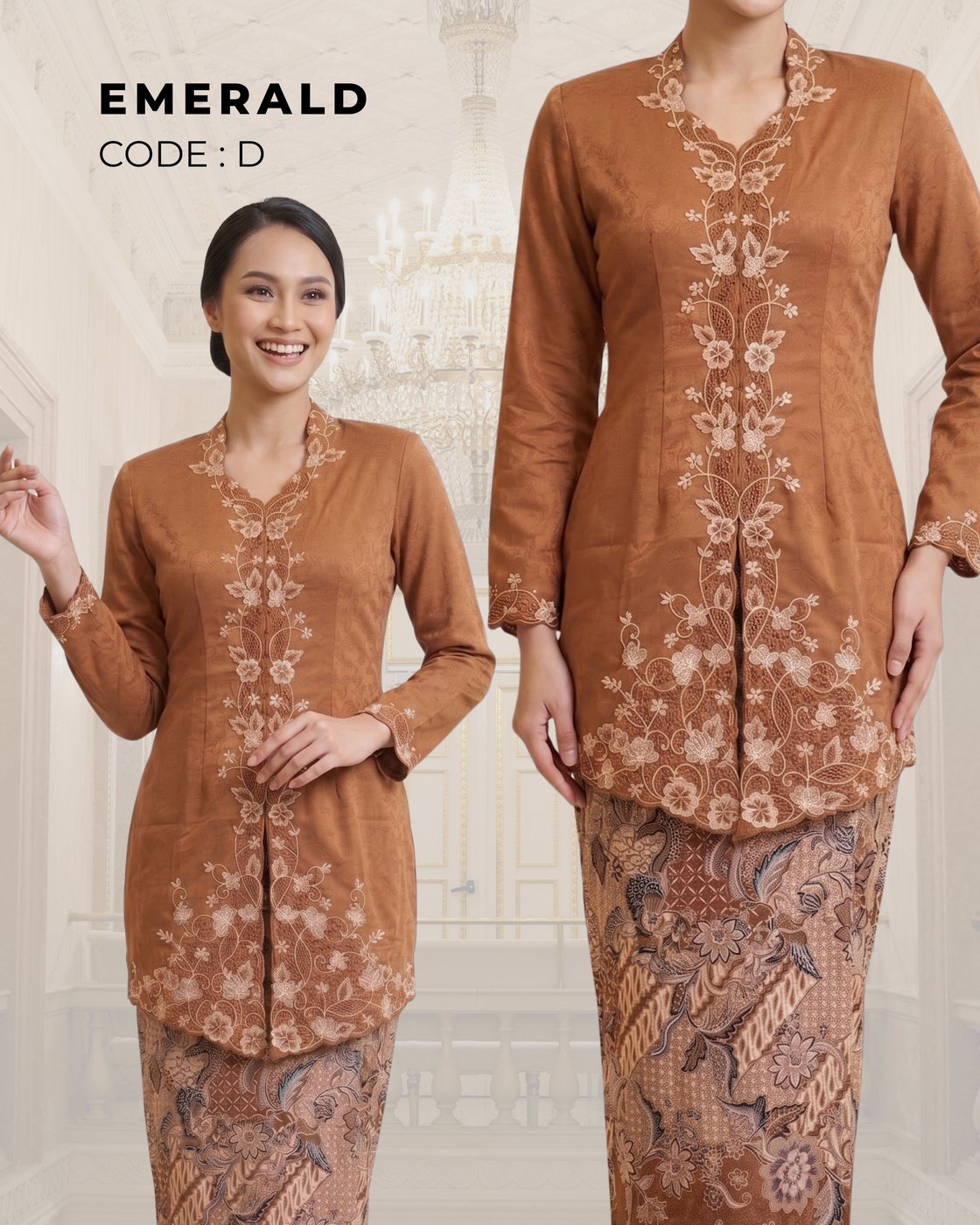 Kebaya Emerald – Kopi — Kopi