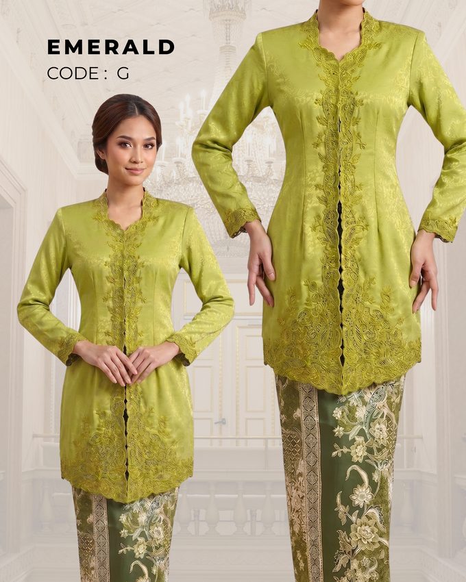 Kebaya Emerald – Hijau Limau