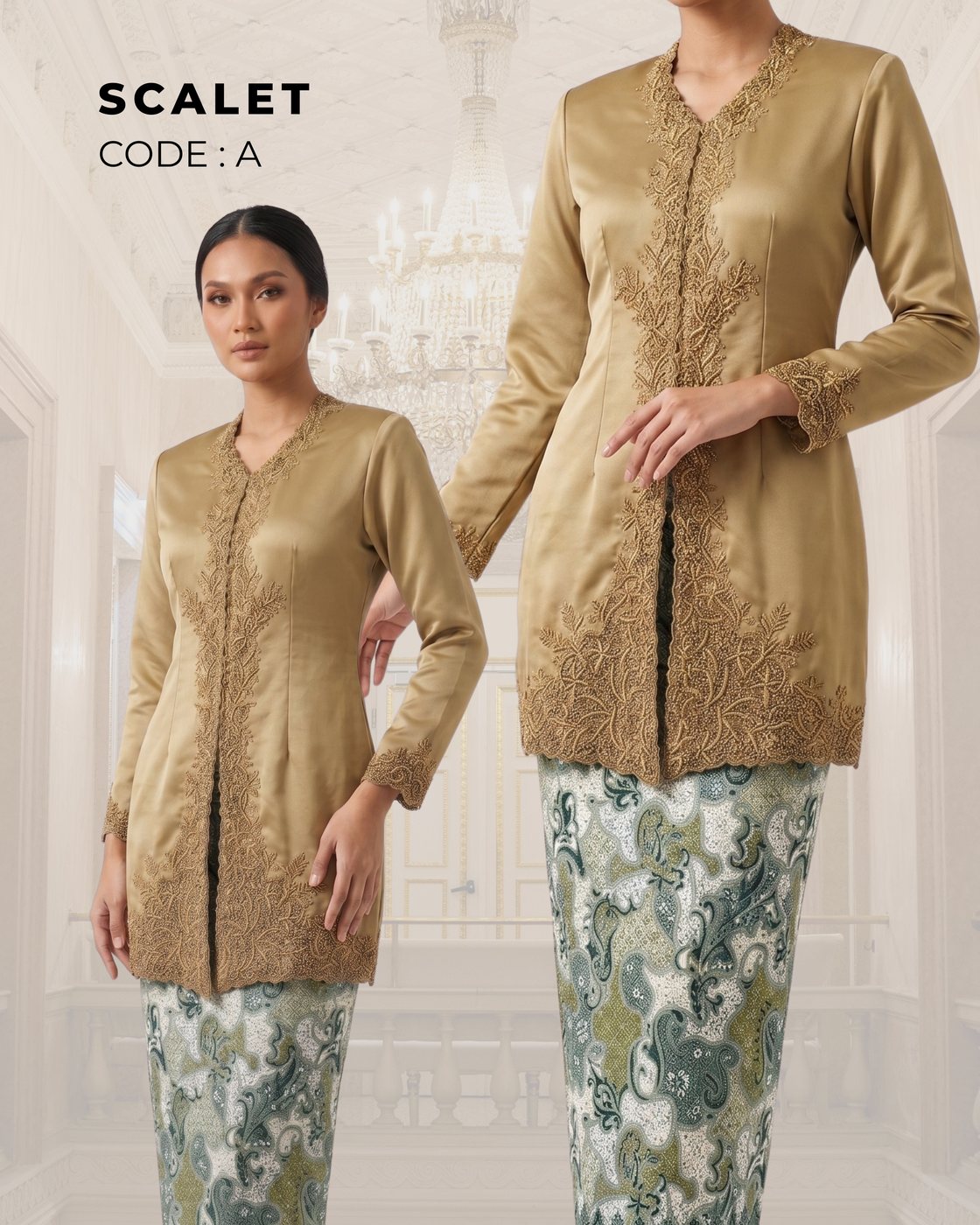 Sulaman kebaya Scalet